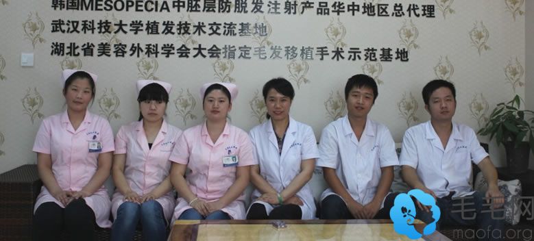 武汉科技大学附属天佑医院专业植发中心朱宝琴带领的专业团队