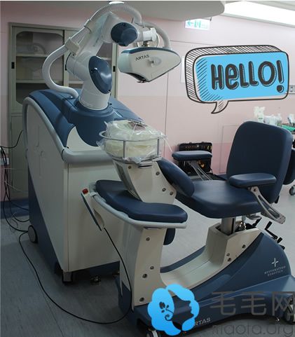 中国台湾瑞丝得植发诊所微创ARTAS植发机器人